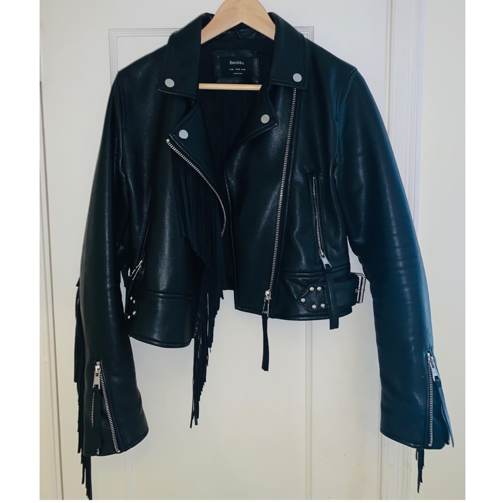 Bershka Faux Leather Jacket